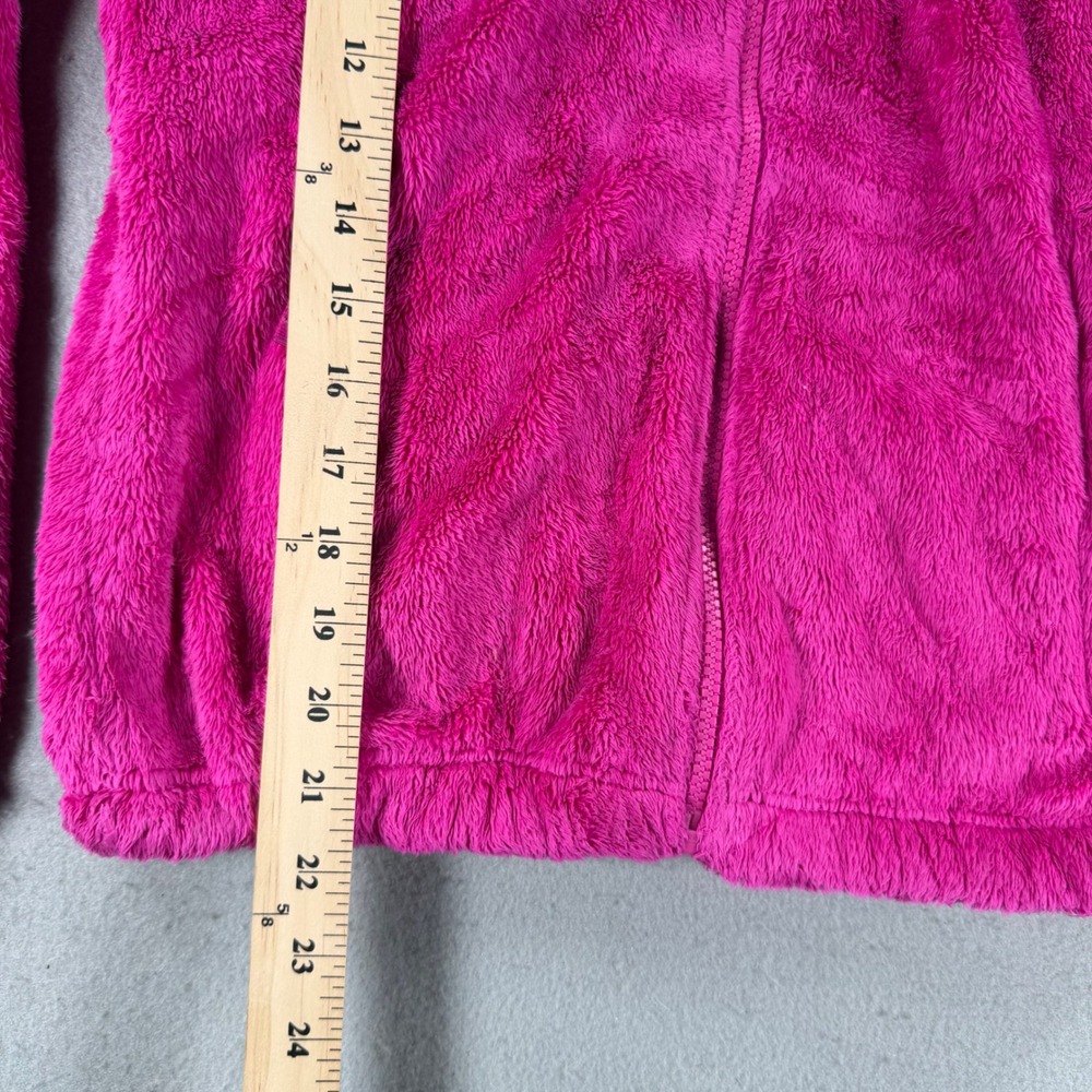 Y2k The North Face Girls Osito Jacket Pink Full Zip Size Large 14/16 or Women XS - Picture 5 of 10
